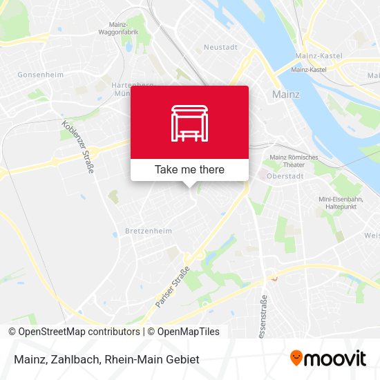 Карта Mainz, Zahlbach