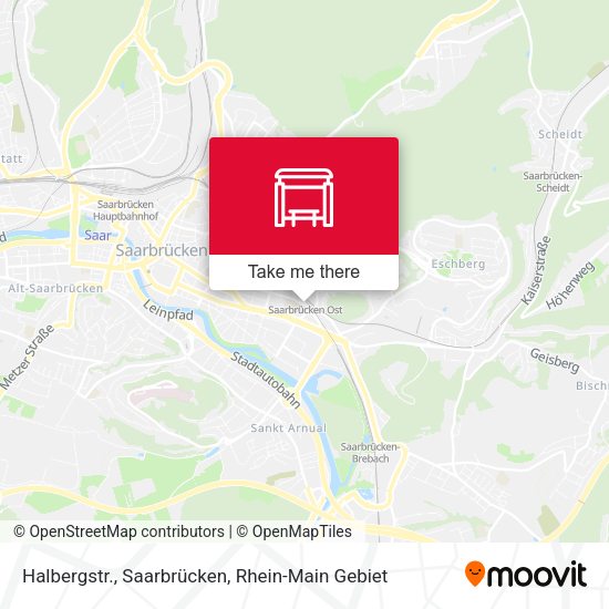 Карта Halbergstr., Saarbrücken