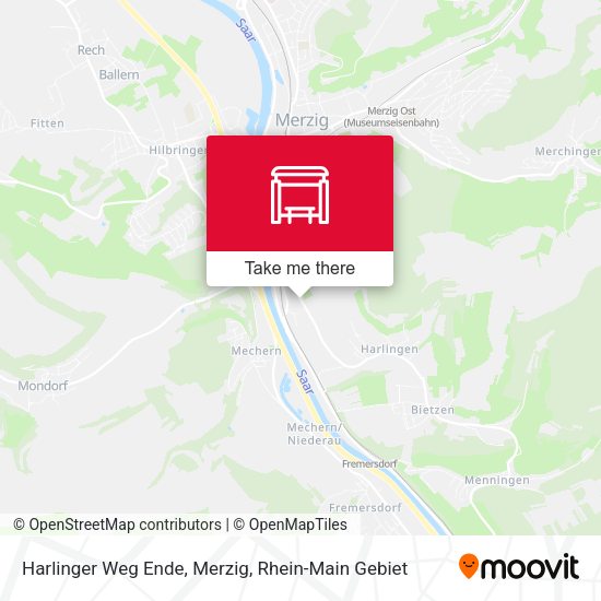 Карта Harlinger Weg Ende, Merzig