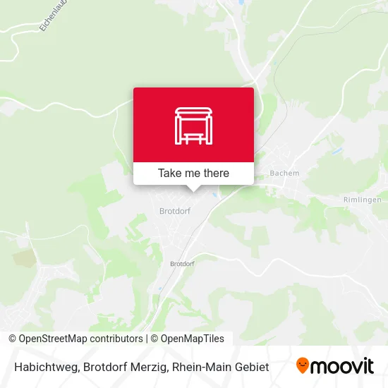 Карта Habichtweg, Brotdorf Merzig