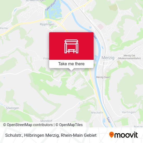 Карта Schulstr., Hilbringen Merzig