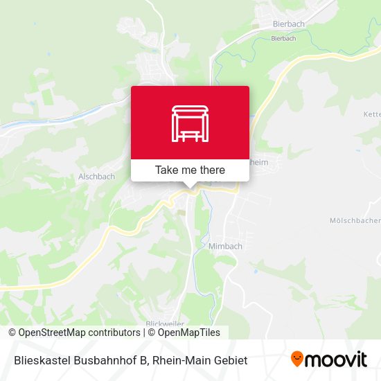 Карта Blieskastel Busbahnhof B