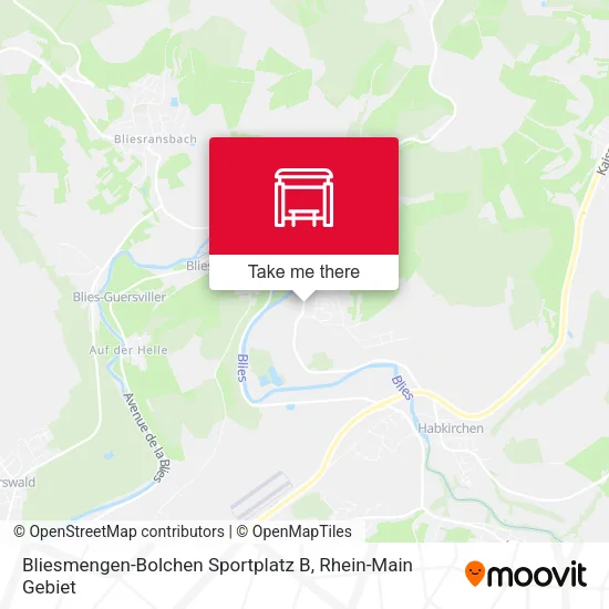 Карта Bliesmengen-Bolchen Sportplatz B