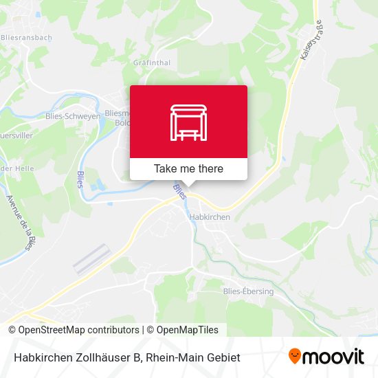Карта Habkirchen Zollhäuser B