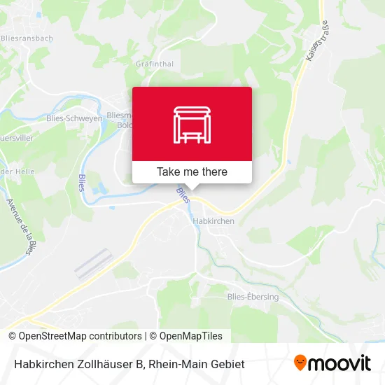 Карта Habkirchen Zollhäuser B