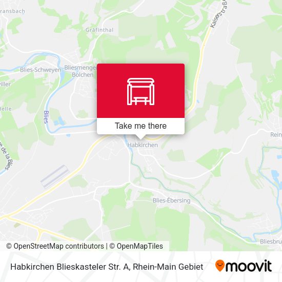 Карта Habkirchen Blieskasteler Str. A
