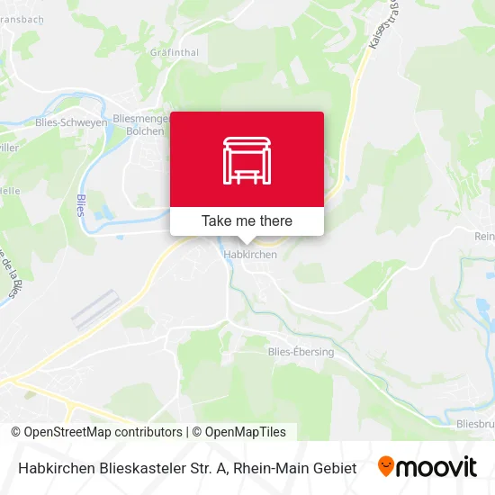 Habkirchen Blieskasteler Str. A map