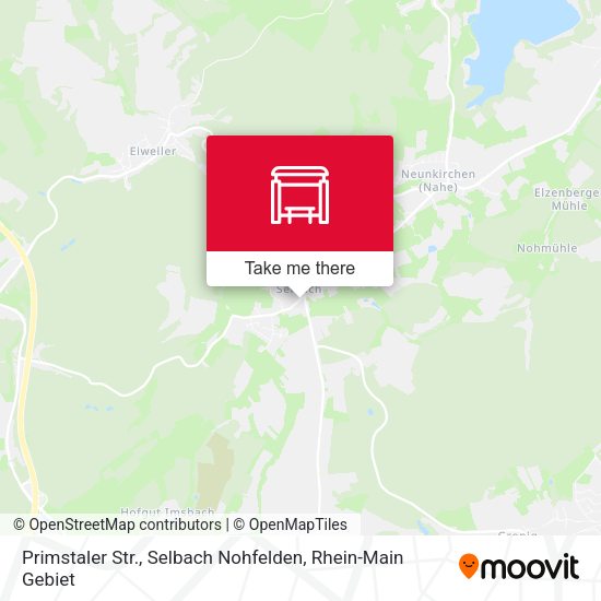Карта Primstaler Str., Selbach Nohfelden