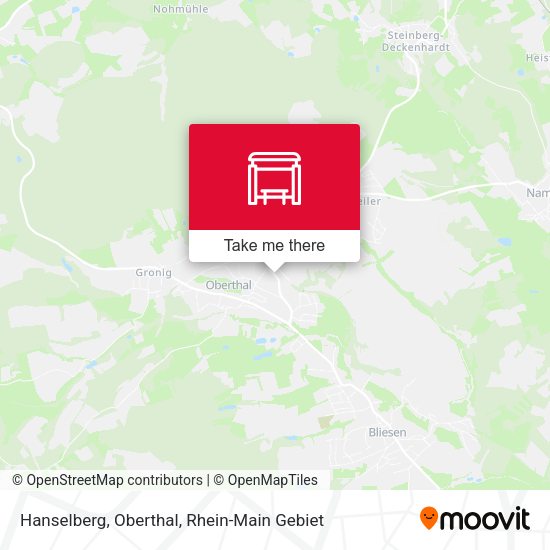 Карта Hanselberg, Oberthal