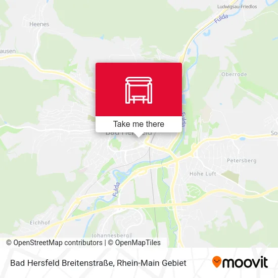 Карта Bad Hersfeld Breitenstraße