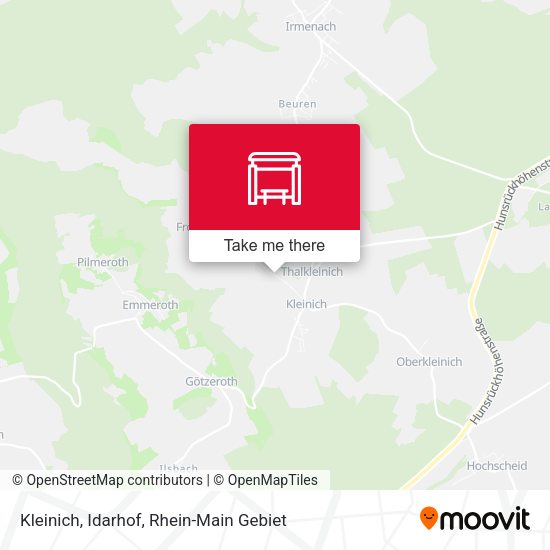 Карта Kleinich, Idarhof