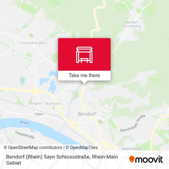 Bendorf (Rhein) Sayn Schlossstraße map