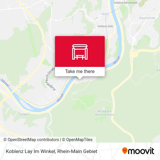 Карта Koblenz Lay Im Winkel