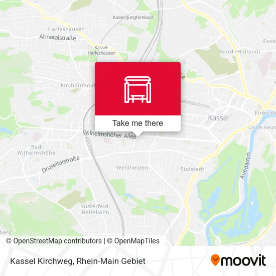 Карта Kassel Kirchweg