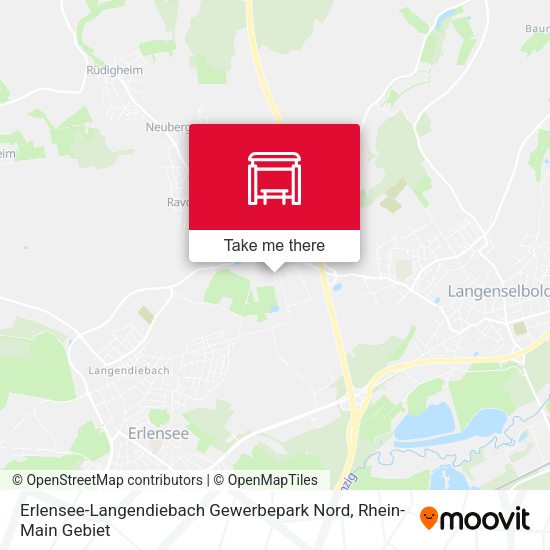 Карта Erlensee-Langendiebach Gewerbepark Nord
