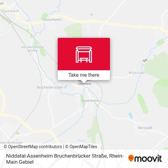Карта Niddatal-Assenheim Bruchenbrücker Straße