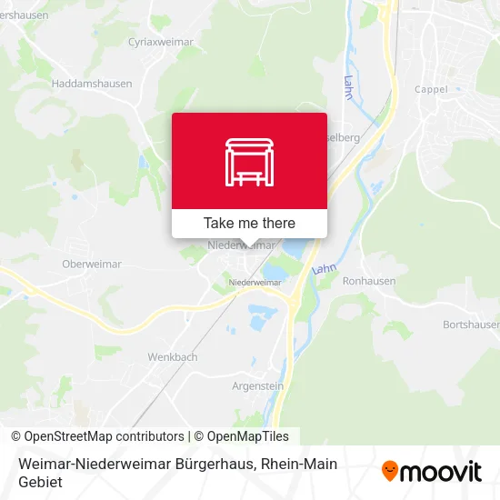 Карта Weimar-Niederweimar Bürgerhaus