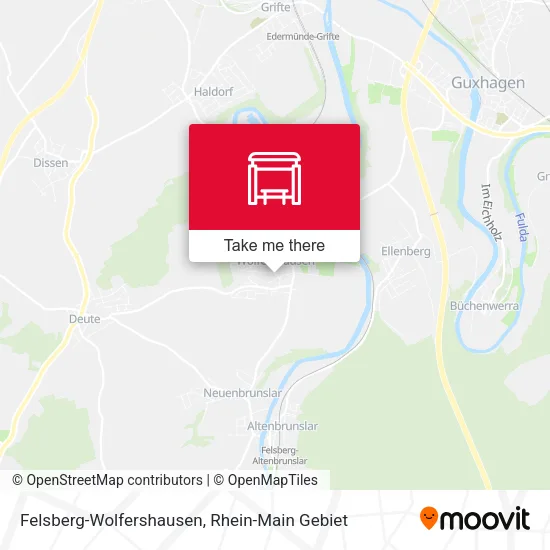 Карта Felsberg-Wolfershausen