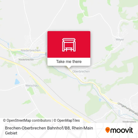Карта Brechen-Oberbrechen Bahnhof/B8