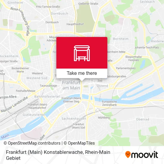 Карта Frankfurt (Main) Konstablerwache