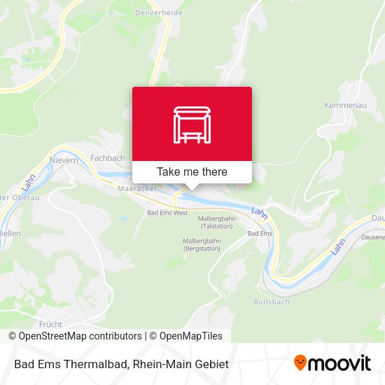 Карта Bad Ems Thermalbad