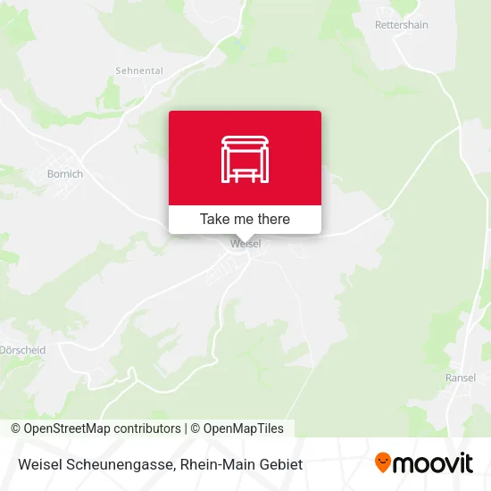 Weisel Scheunengasse map
