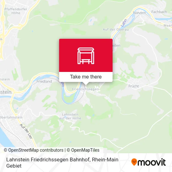 Карта Lahnstein Friedrichssegen Bahnhof