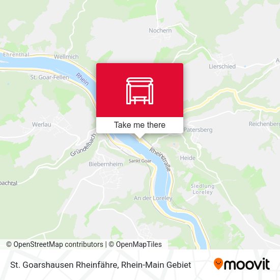 Карта St. Goarshausen Rheinfähre