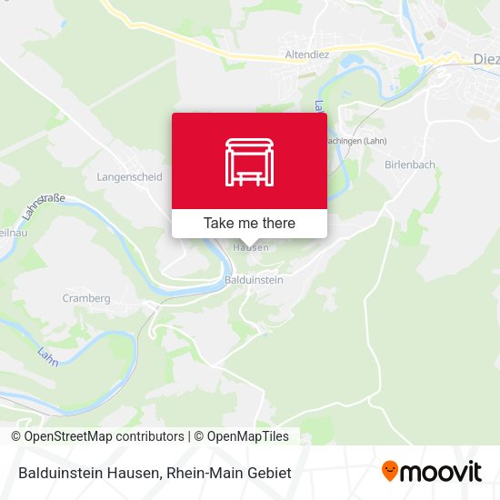 Карта Balduinstein Hausen