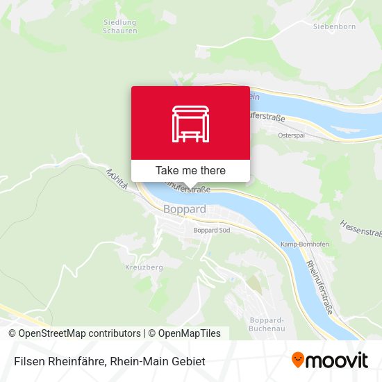 Карта Filsen Rheinfähre
