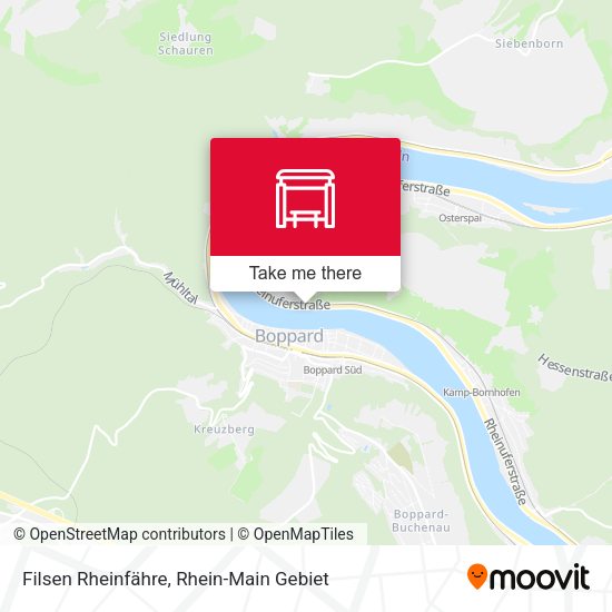 Карта Filsen Rheinfähre