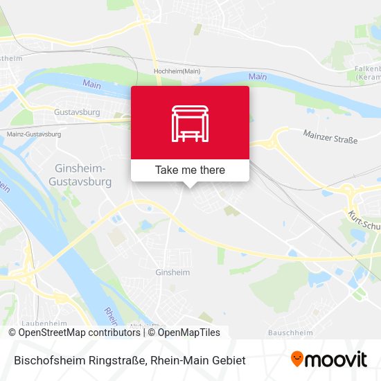 Карта Bischofsheim Ringstraße