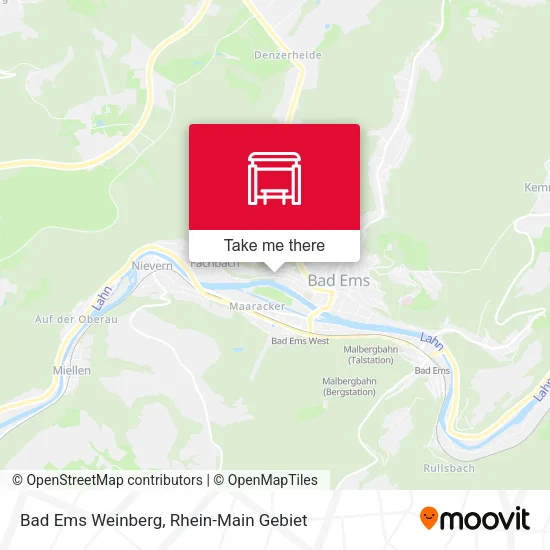 Карта Bad Ems Weinberg