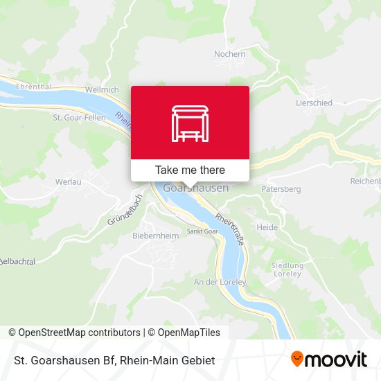 Карта St. Goarshausen Bf