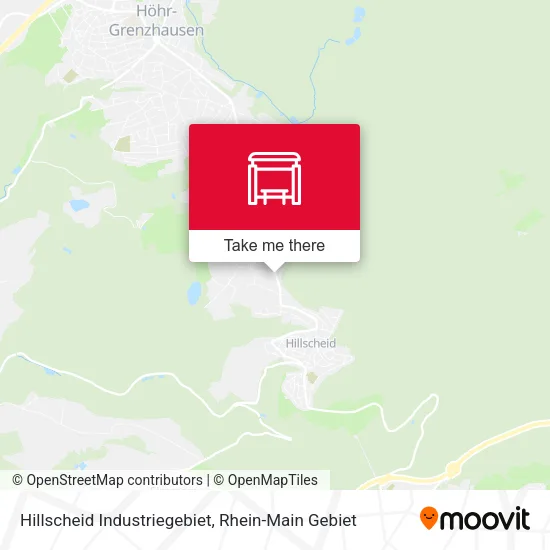 Карта Hillscheid Industriegebiet