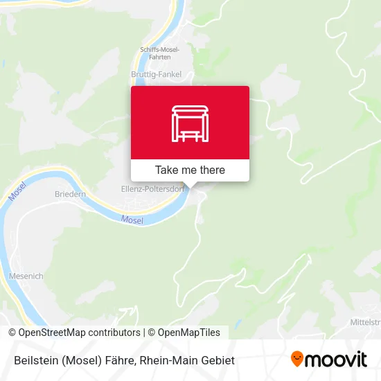 Карта Beilstein (Mosel) Fähre