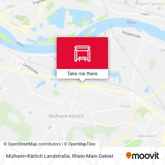 Карта Mülheim-Kärlich Landstraße