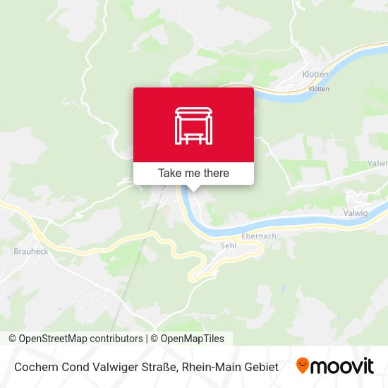 Карта Cochem Cond Valwiger Straße