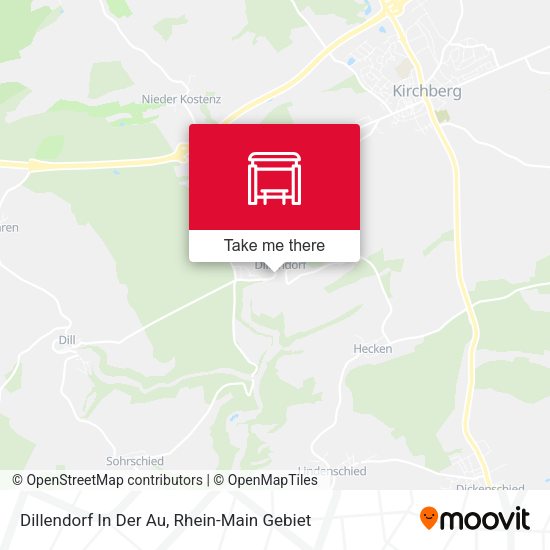 Карта Dillendorf In Der Au