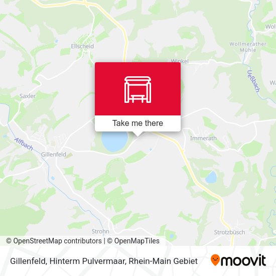 Карта Gillenfeld, Hinterm Pulvermaar