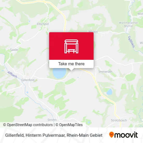 Карта Gillenfeld, Hinterm Pulvermaar