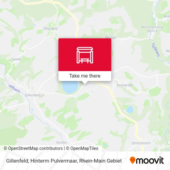 Карта Gillenfeld, Hinterm Pulvermaar