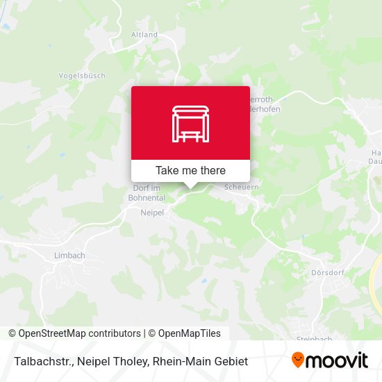 Карта Talbachstr., Neipel Tholey