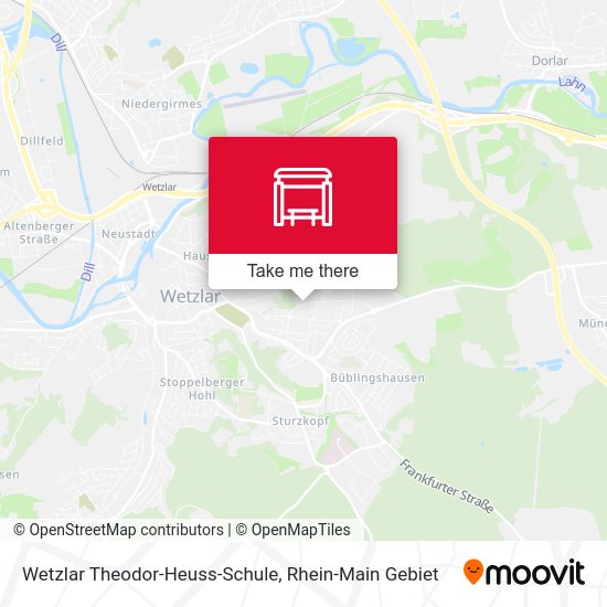 Wetzlar Theodor-Heuss-Schule map
