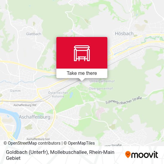 Карта Goldbach (Unterfr), Mollebuschallee
