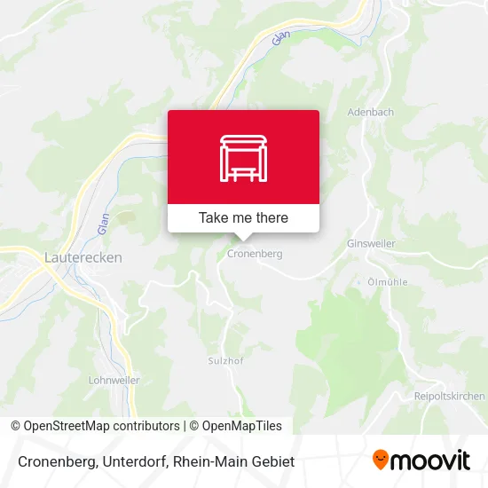 Cronenberg, Unterdorf map
