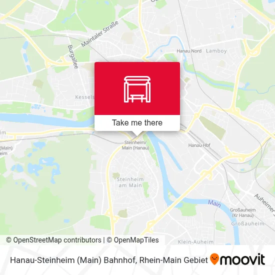Hanau-Steinheim (Main) Bahnhof map