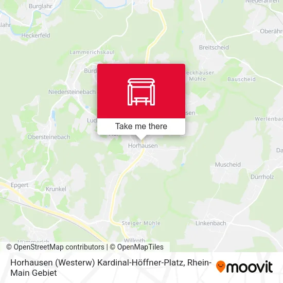 Карта Horhausen (Westerw) Kardinal-Höffner-Platz