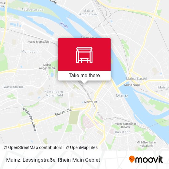 Карта Mainz, Lessingstraße