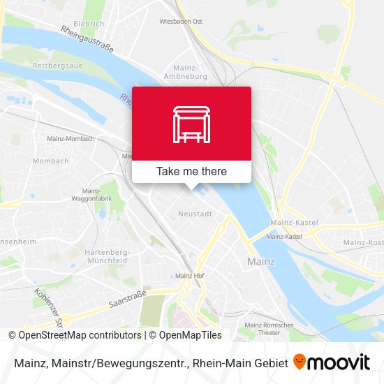 Карта Mainz, Mainstr/Bewegungszentr.